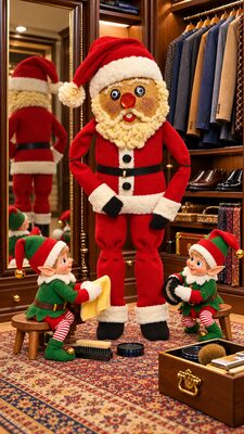 Scrappy Santa