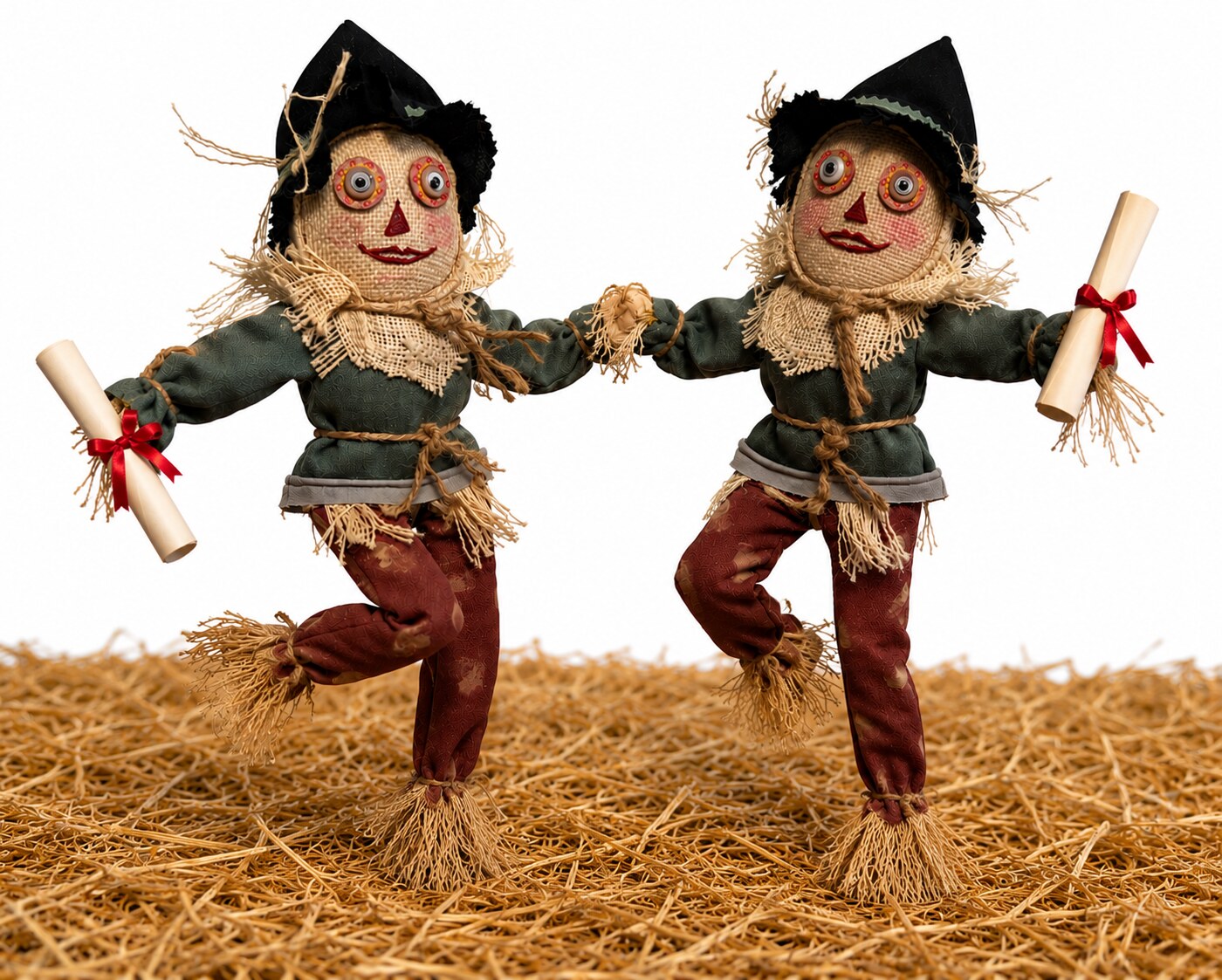 Ozzy and Harry Scarecrow Twins